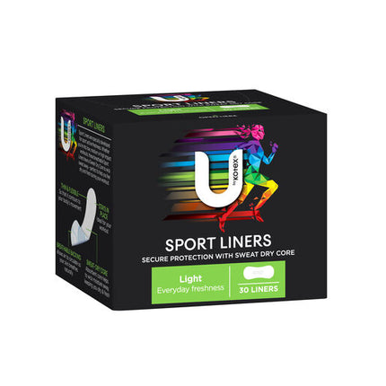 U By Kotex Sport Liners 30 Pack