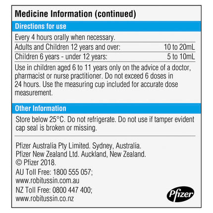 Robitussin Chesty Cough 200ml