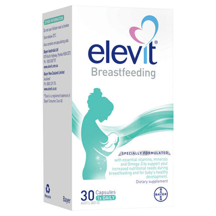 Elevit Breastfeeding Multivitamin Capsules 30 Pack (30 Days)