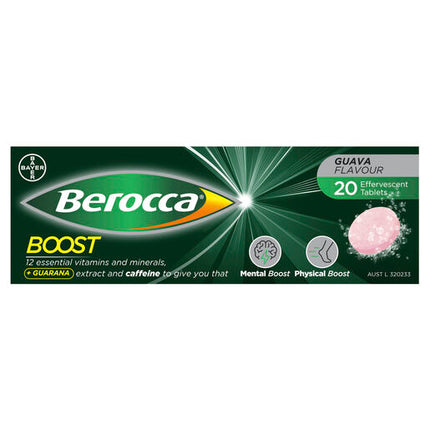 Berocca Boost Effervescent Tablets 20 Pack