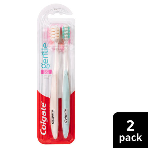 Colgate Gentle Gum Care Toothbrush Soft 2 Pack