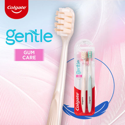 Colgate Gentle Gum Care Toothbrush Soft 2 Pack
