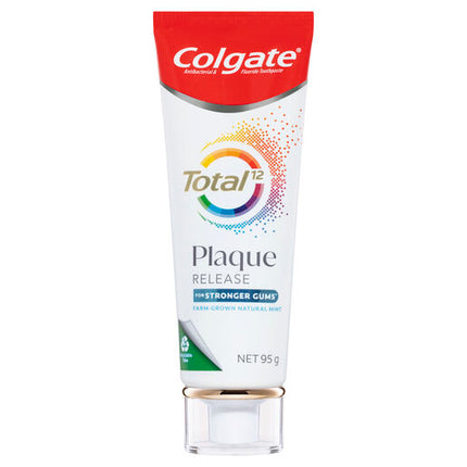 Colgate Toothpaste Total Plaque Release Farm-Grown Mint 95g