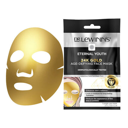 Dr. LeWinn's Eternal Youth 24K Gold Age-Defying Face Mask 1 Pack