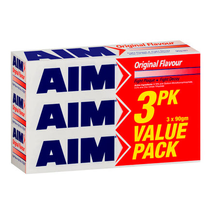 Aim Toothpaste Original 90g Triple Pack