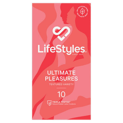 Lifestyles Ultimate Pleasures Condoms 10 Pack