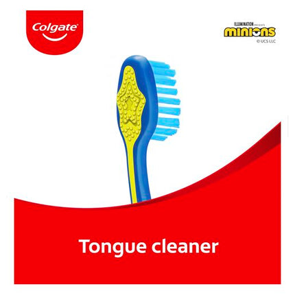 Colgate Minions Kids 6+ Years Toothbrush Extra Soft 2 Pack