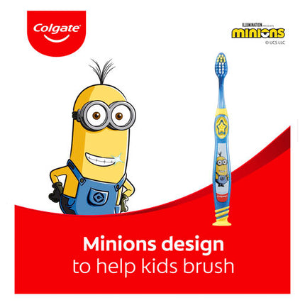 Colgate Minions Kids 6+ Years Toothbrush Extra Soft 2 Pack