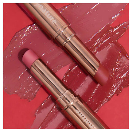 Nude by Nature Creamy Matte Lipstick 07 Red Blossom