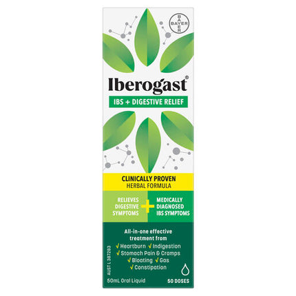 Iberogast IBS + Digestive Relief Clinically Proven Herbal Liquid 50mL