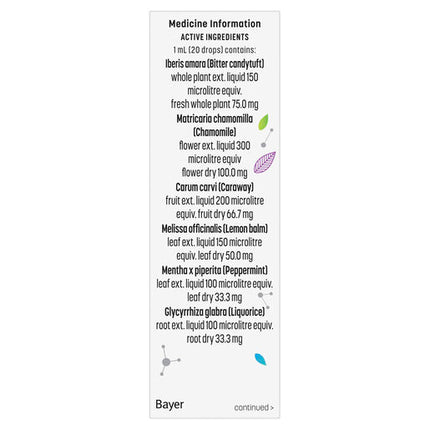 Iberogast IBS + Digestive Relief Clinically Proven Herbal Liquid 50mL