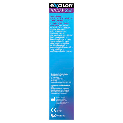 Excilor 2-in-1 Warts Treatment 10ml