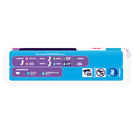 Always Discreet Long Plus Pads For Bladder Leaks 8 Pack