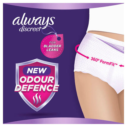 Always Discreet Long Plus Pads For Bladder Leaks 8 Pack