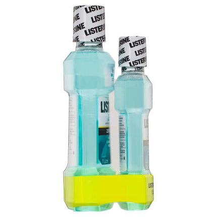 Listerine Zero Alcohol Antibacterial Mouthwash Less Intense Taste Value Pack 1.5L