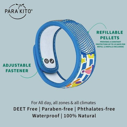 Para'Kito Mosquito Repellent Kids Band Assorted Colours