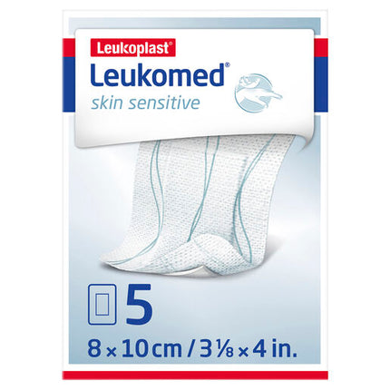 Leukomed Skin Sensitive 8 x 10cm 5 Pack