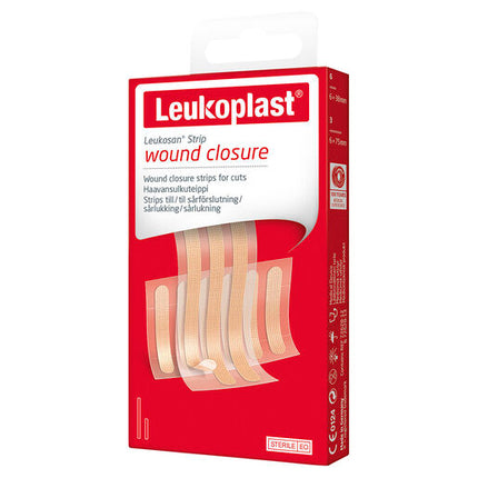 Leukosan Wound Closure Strips Assorted 9 Pack