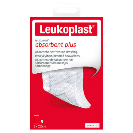 Leukoplast Leukomed Dressing 5 x 7.2cm 5 Pack