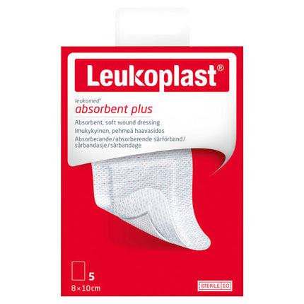 Leukoplast Leukomed Dressing 8 x 10cm 5 Pack