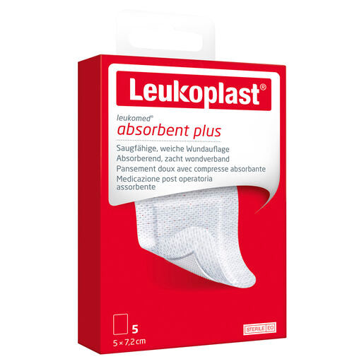 Leukomed T Plus Sterile 5cm x 7.2cm 5 Pack
