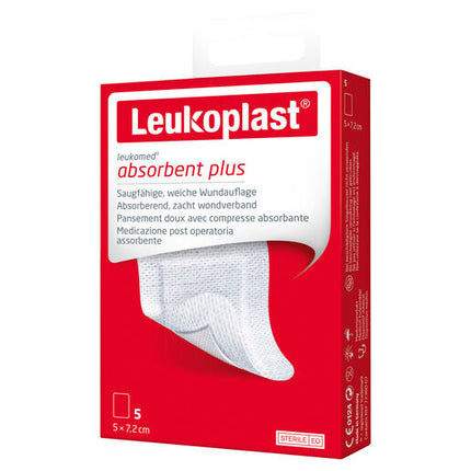 Leukomed T Plus Sterile 5cm x 7.2cm 5 Pack