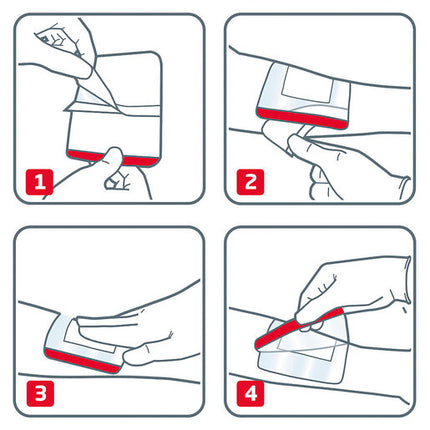 Leukomed T Plus Sterile 5cm x 7.2cm 5 Pack
