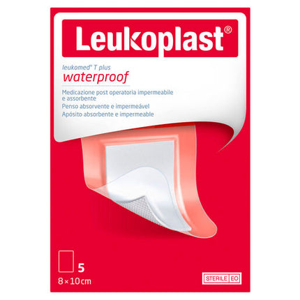Leukomed T Plus Sterile 8cm x 10cm 5 Pack