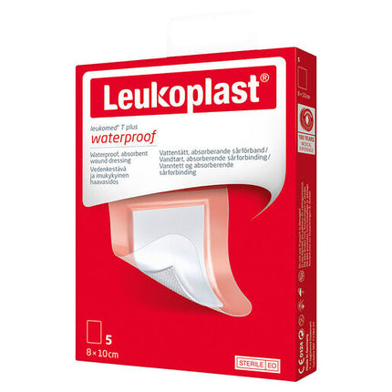 Leukomed T Plus Sterile 8cm x 10cm 5 Pack