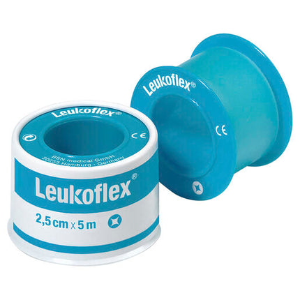 Leukoflex Plastic Tape 2.5cm x 5m