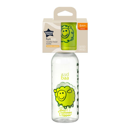 Tommee Tippee Novelty Hood Bottle 250ml Assorted