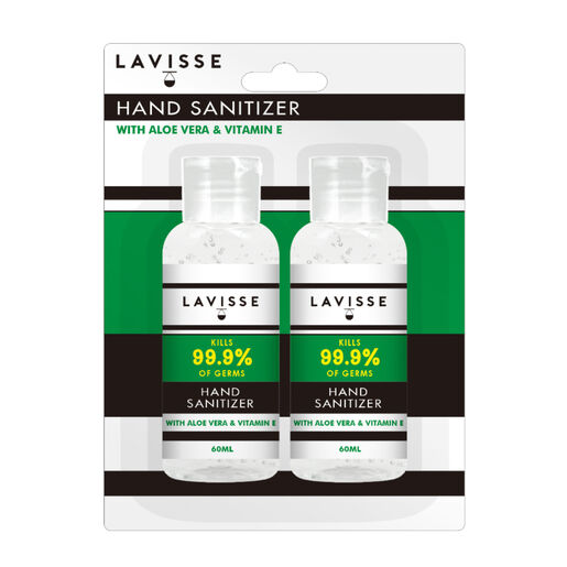 Lavisse Hand Sanitiser Twin Pack 2 x 60mL
