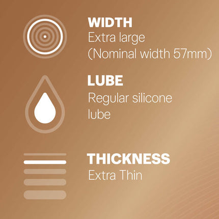Durex Fetherlite Ultra Larger Condoms 10 Pack