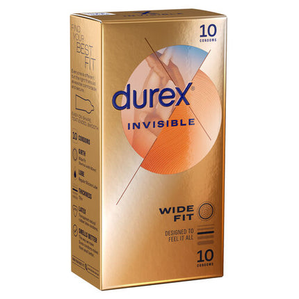 Durex Fetherlite Ultra Larger Condoms 10 Pack