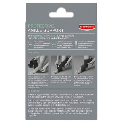 Elastoplast Sport Adjustable Ankle Support Black