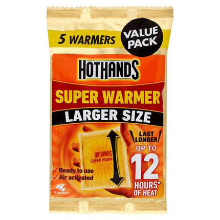 Hot Hands Body And Hand Super Warmer 5 Pack