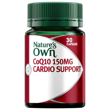 Nature's Own CoQ10 150mg Cardio Support 30 Capsules