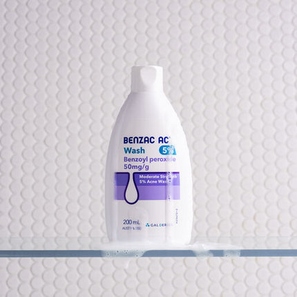 Benzac AC Moderate Strength 5% Acne Wash 200mL