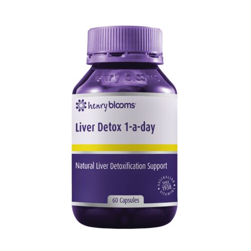 Henry Blooms Liver Detox 1-A-Day 60 Capsules