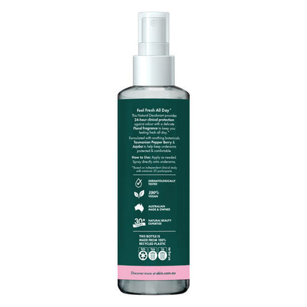 A'kin Rose & Mint Spray Deodorant 150ml