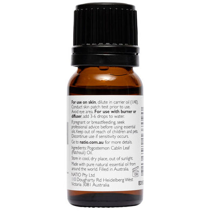 Natio Patchouli Pure Essential Oil 10ml