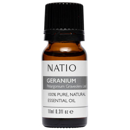 Natio Geranium Pure Essential Oil 10ml