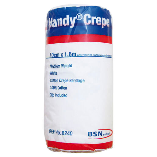 Handy Crepe Medium White 10cm x 1.6m