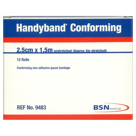 Handy Band Conforming Bandage 2.5cm x 1.5m