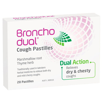 Bronchodual Cough 20 Pastilles