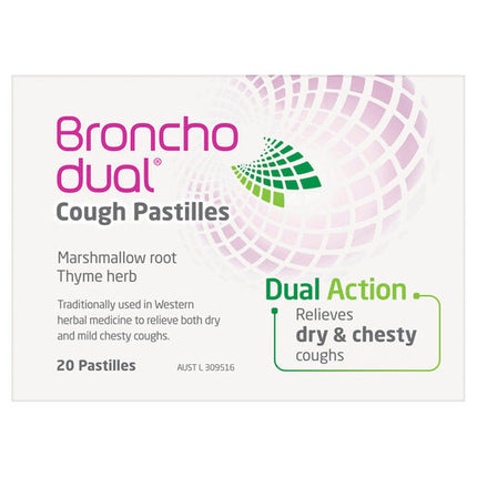 Bronchodual Cough 20 Pastilles