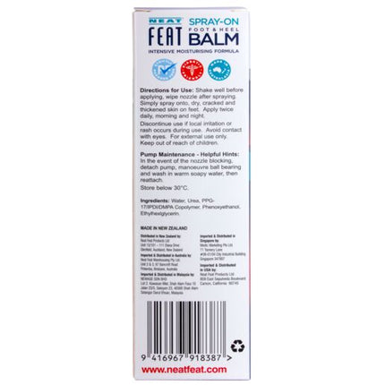 Neat Feat Foot & Heel Balm Spray 125mL