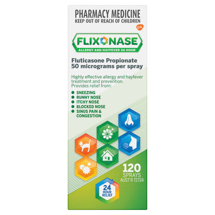 Flixonase Allergy & Hayfever 24 Hour Nasal Spray 120 Doses