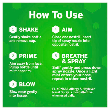 Flixonase Allergy & Hayfever 24 Hour Nasal Spray 120 Doses