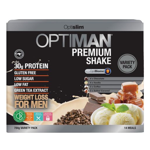 Optislim Optiman Premium Shake Variety 14 x 56g